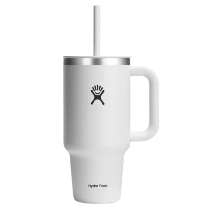 Hydro Flask White Travel Tumbler, 32oz
