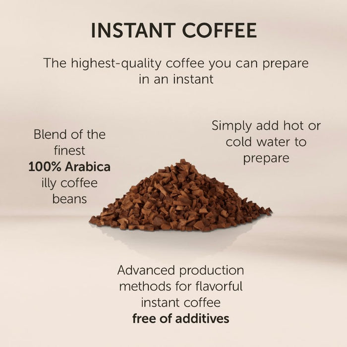 illy Instant Coffee Single-Serve Packets, Classico, 2g, 40 Ct, 1 Pack