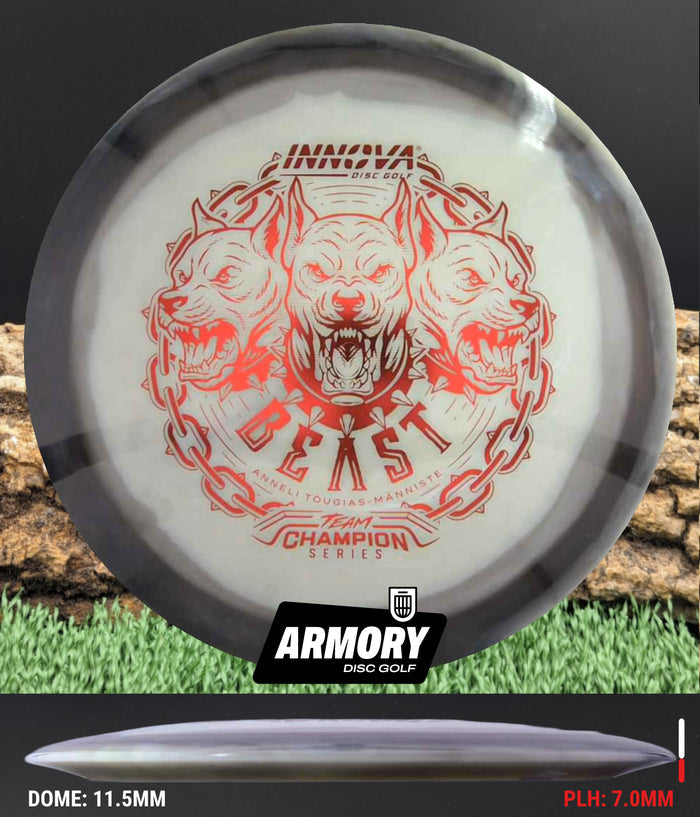 Innova Beast Proto Glow Halo Star White-Black/Magenta 168.3g