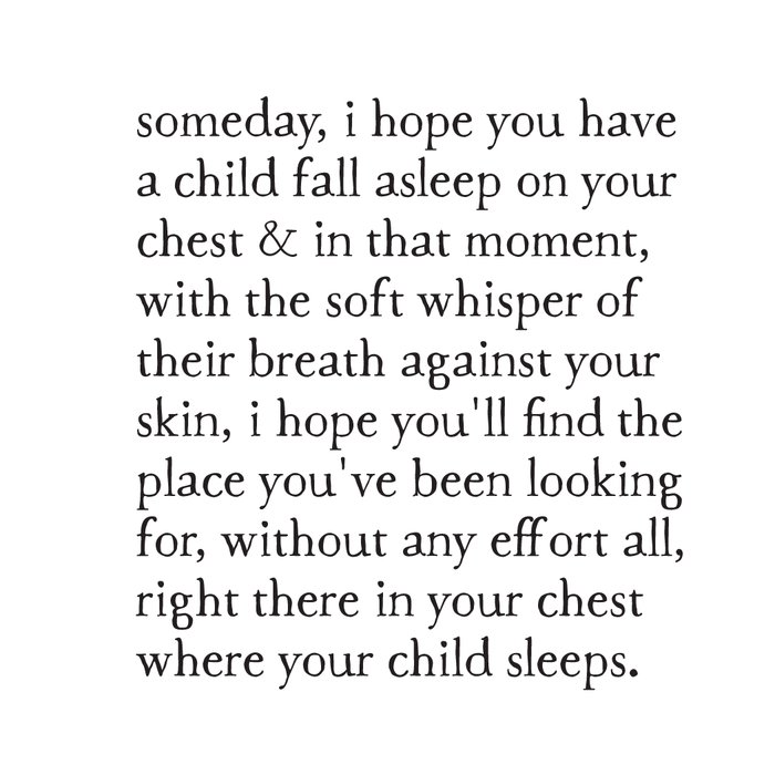 international sleeping child print