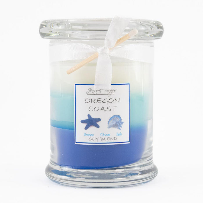 Jenteal, Layered Candle, Oregon Coast, 7oz.