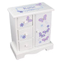 Jewelry Armoire - Lavender Butterflies