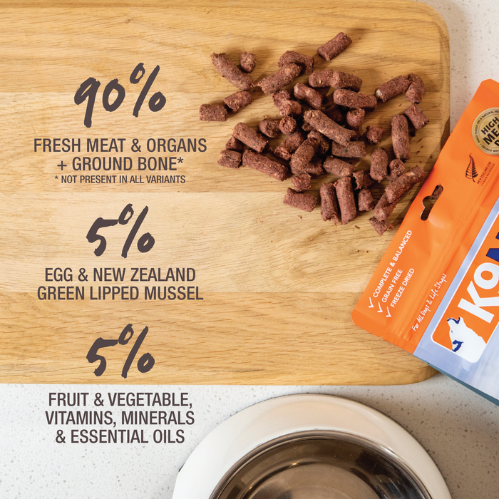 K9 Natural Dog Freeze Dried Food Lamb & Venison Topper, 3.5oz