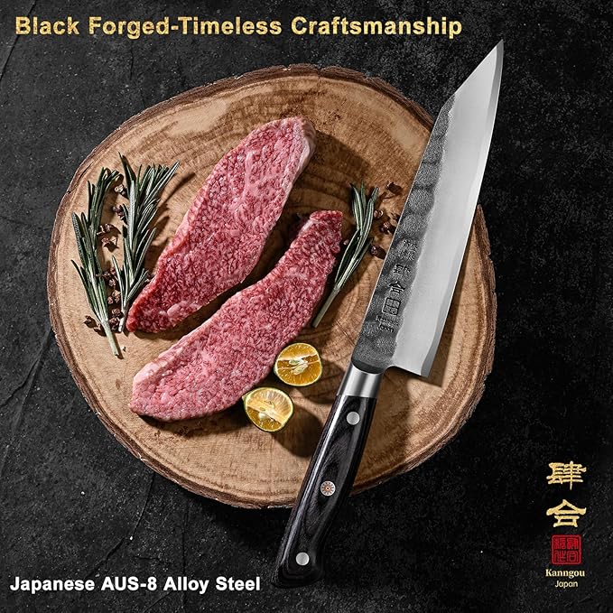 kanngou 8.27 Inch Japanese Kitchen Knife, Commercial Chef Knife