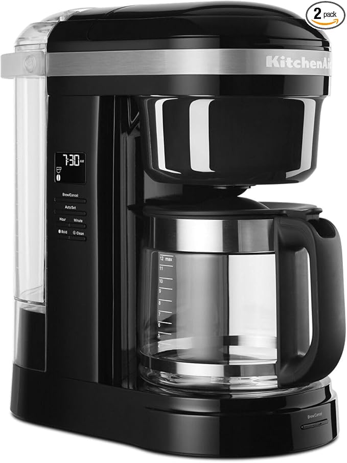 KitchenAid 12 Cup Drip Coffee Maker with Spiral Showerhead, KCM1208