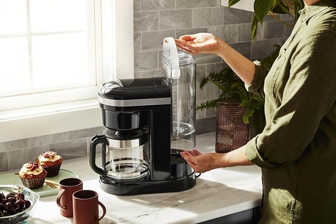 KitchenAid 12 Cup Drip Coffee Maker with Spiral Showerhead, KCM1208