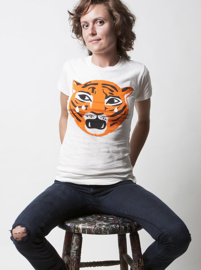 Ladies Crying Tiger Tee