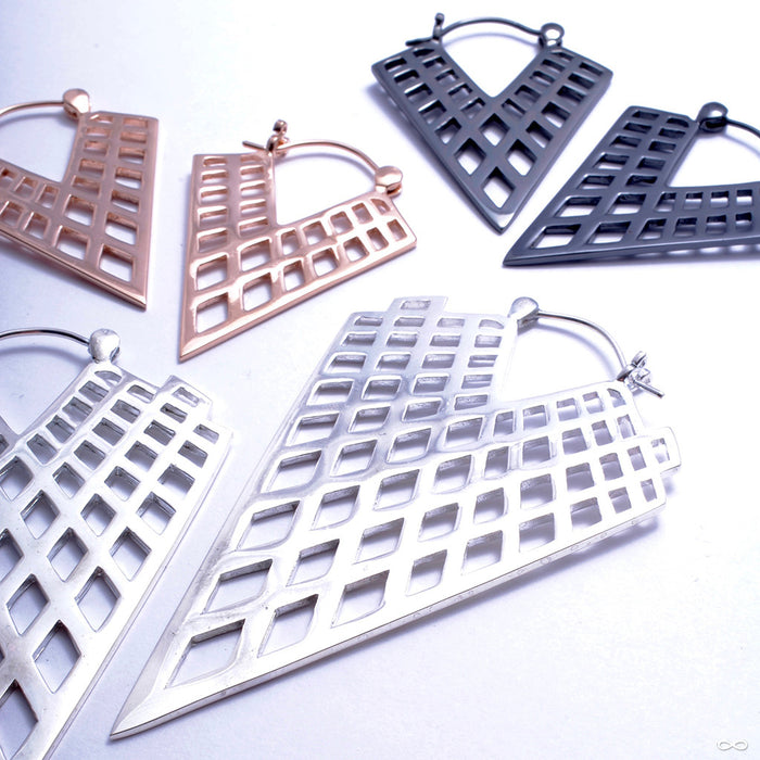 Lightspeed Earrings from Tawapa in Assorted Metals