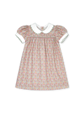 Lullaby - AUTUMN GARDEN DRESS WITH SWEETGRASS CORDUROY PIPING - floral