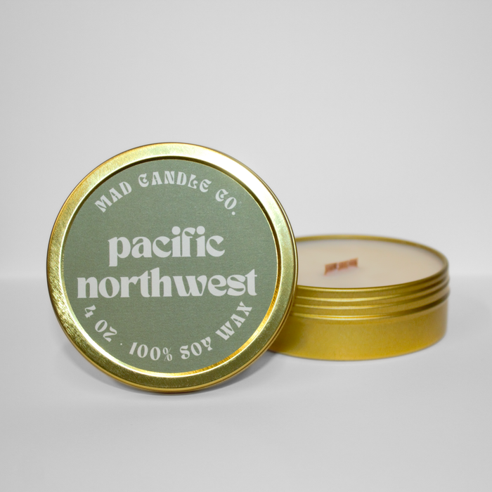 Mad Candle Co. Soy Candle, Pacific Northwest, 4oz