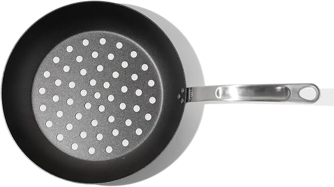 Made In Cookware - 12" Seasoned Carbon Steel Grill Frying Pan