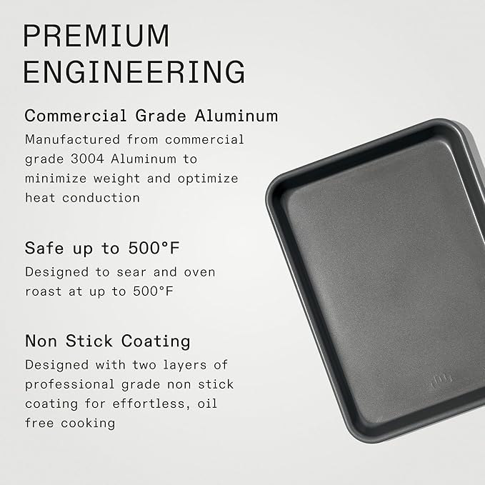 Made In Cookware - Quarter Non Stick Sheet Pan - 3004 Aluminum - Professional Bakeware