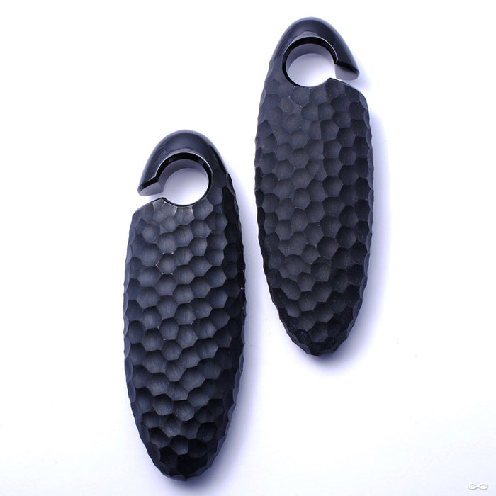 Martelé Cocoon Weights from Gorilla Glass in Black