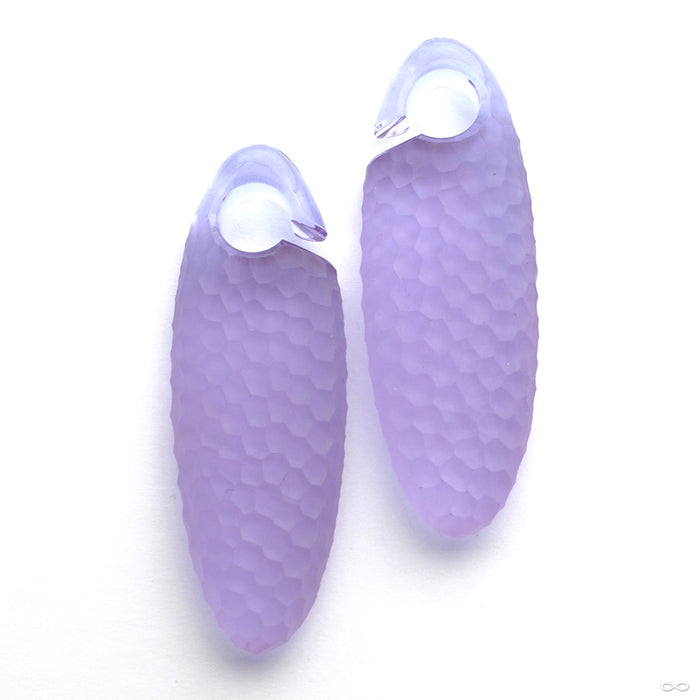 Martelé Cocoon Weights from Gorilla Glass in Lavender