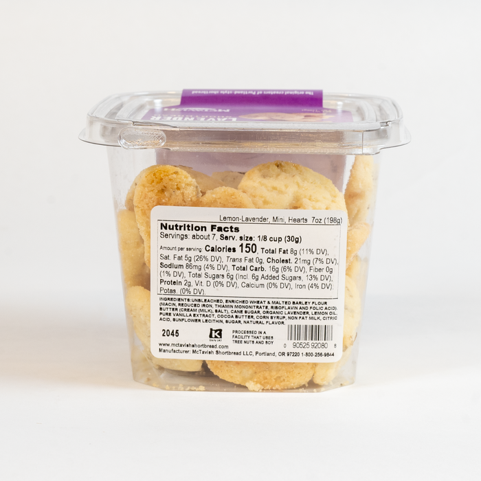 McTavish Lemon Lavender Mini Shortbread Cookies, 7oz.