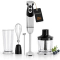 MEGAWISE 1000W Hand Blender,Multi-Attachment Immersion Blender with Chopper