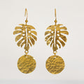 Mini Leaf Charms Earrings