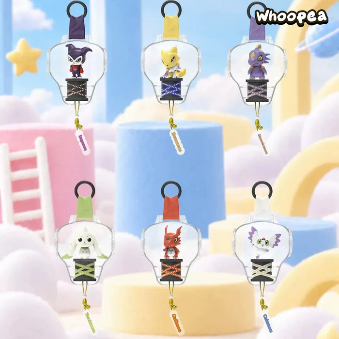 MINISO x DIGIMON TAMERS Collection Wind Chime Acrylic Keychain Blind Box