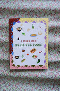 Miss You Food Card