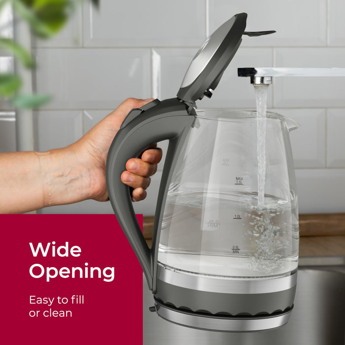 Mueller Living 1.5L Electric Kettle, Tea Kettle for Boiling Water