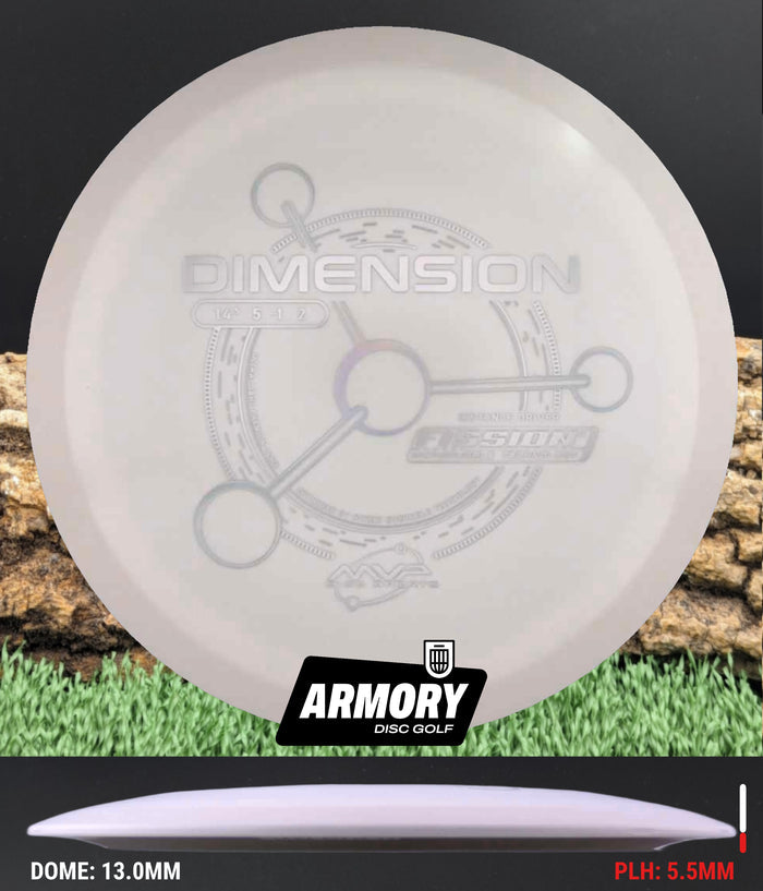 MVP Dimension Fission White/White/Silver 164.6g