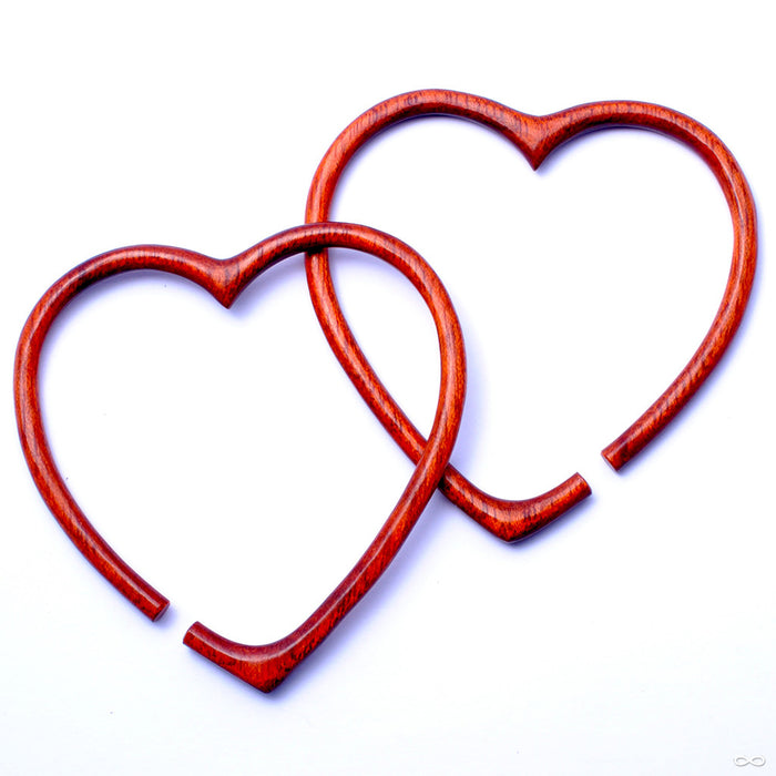 My Broken Heart in Wood from Maya Jewelry in Bloodwood