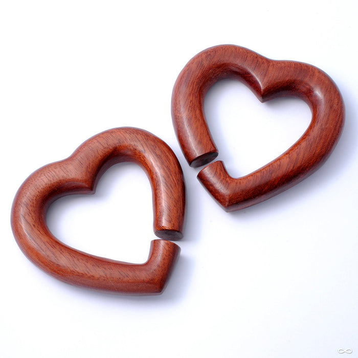 My Broken Heart in Wood from Maya Jewelry in Bloodwood