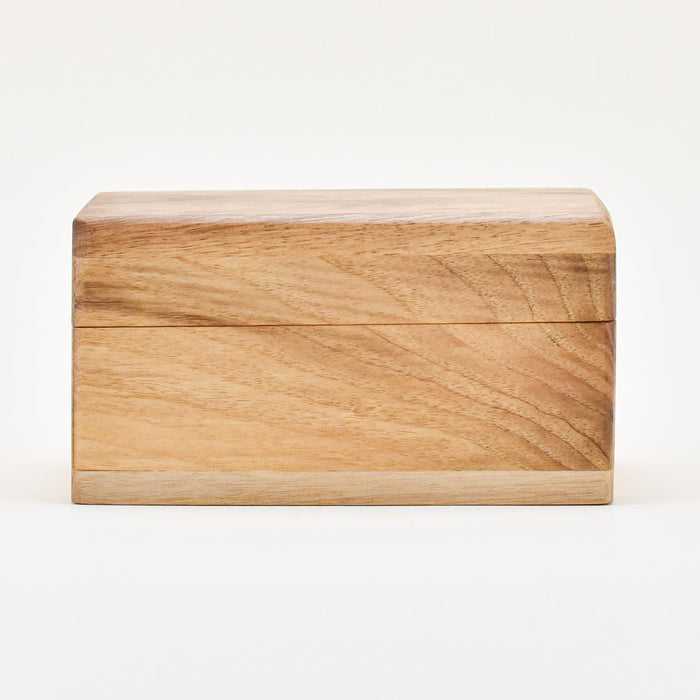 Myrtlewood Jewelry Box, Large front closed