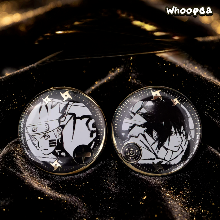 Naruto Shippuden Black, White And Gilding Series Badges Blind Bag