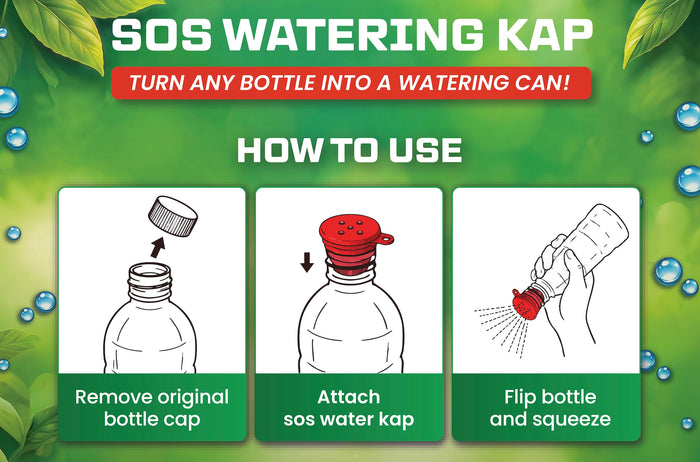 *NEW* WATERING KAP© | Turn any water bottle into a watering can!