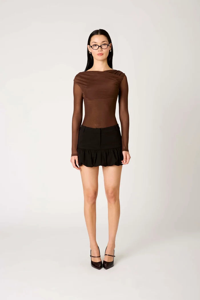 NIA | Aria Top in Brown