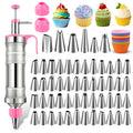 NOVANO Dessert Decorating Syringe Set, Frosting Piping Kit