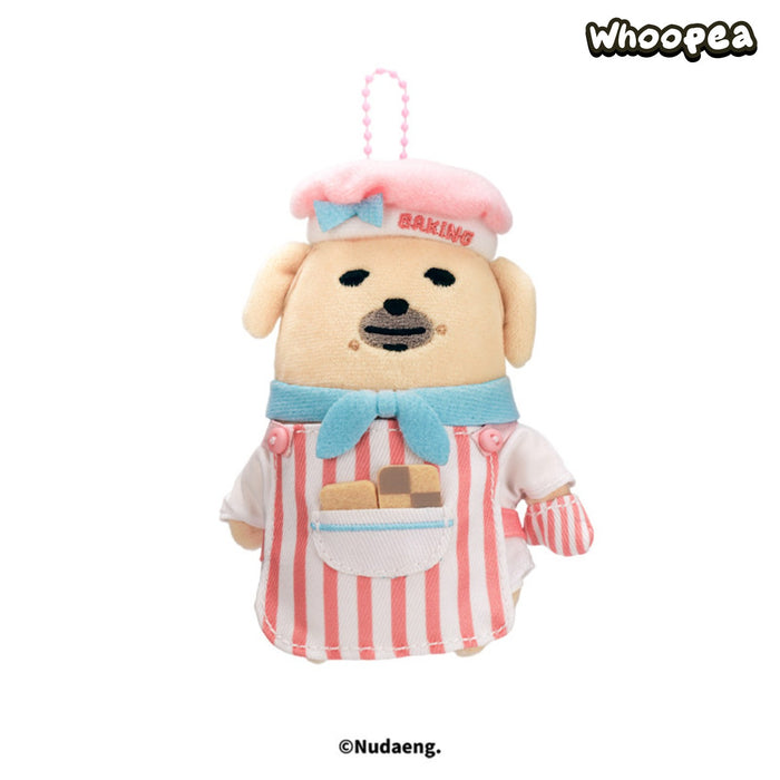 Nudaeng Baking Chef Dog Series Plush Pendant