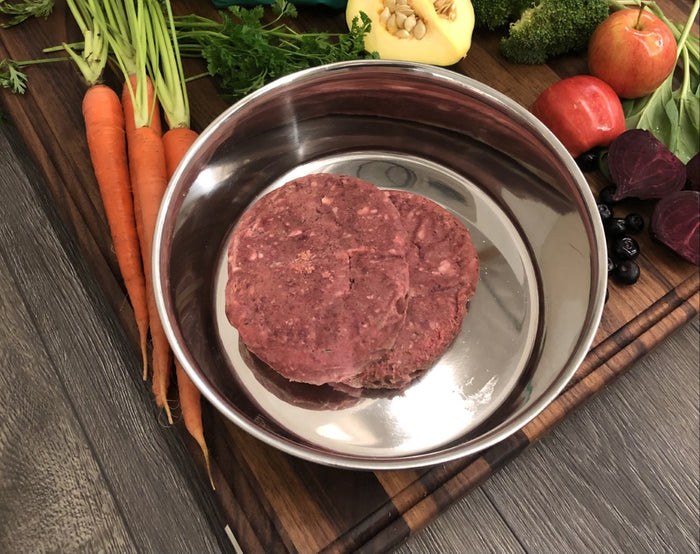 OC Raw Patties Frozen Dog Food Turkey & Produce