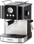 Olayks Espresso Machine 20 Bar, Professtional Espresso Coffee Maker with Milk Frother Steam Wand for Latte, Cappuccino, Espresso Maker with 1.8L Removable Water Tank, Gift for Dad or Mom