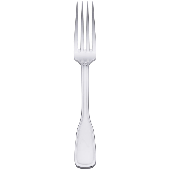 Oneida B167FDEF Stanford 7 1/4" 18/0 Stainless Steel Heavy Weight Dinner / Dessert Fork - 12/Pack