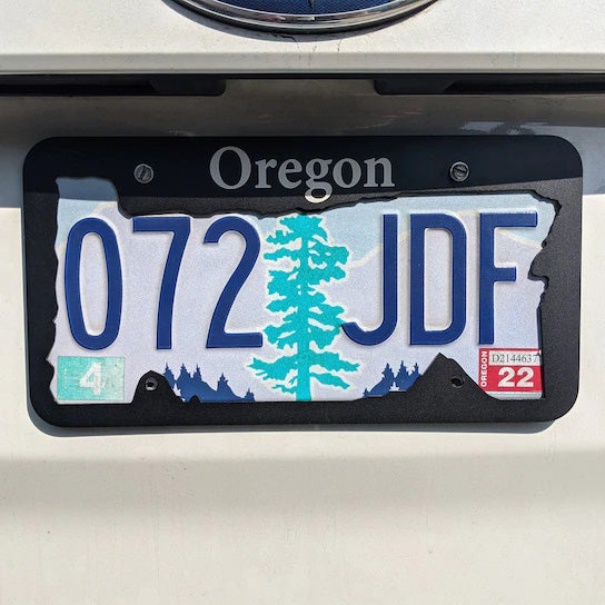 Oregon License Plate Frame, Stateline Frames