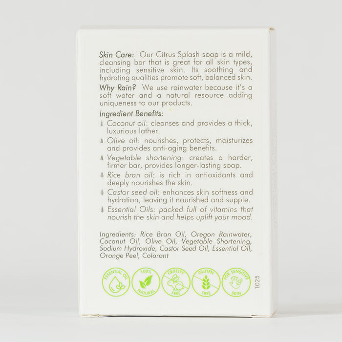 Oregon Rain Citrus Splash Soap