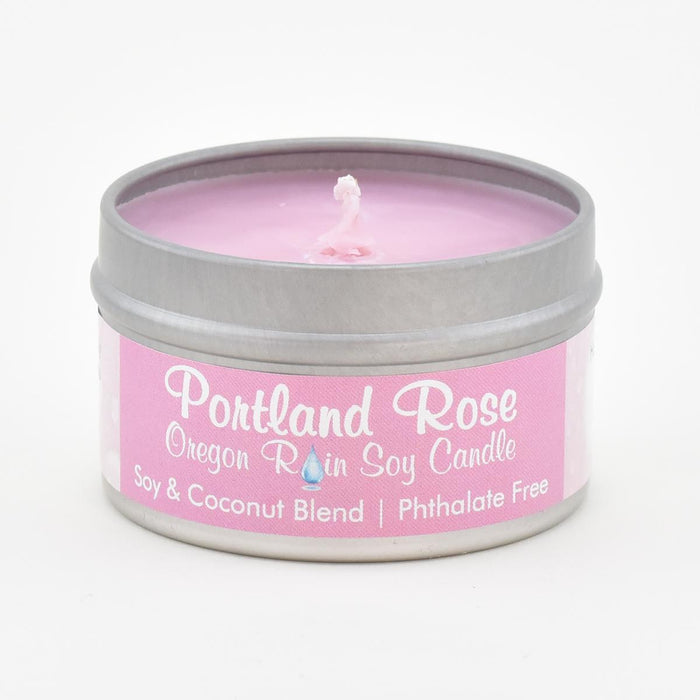 Oregon Rain, Soy Candle, Portland Rose
