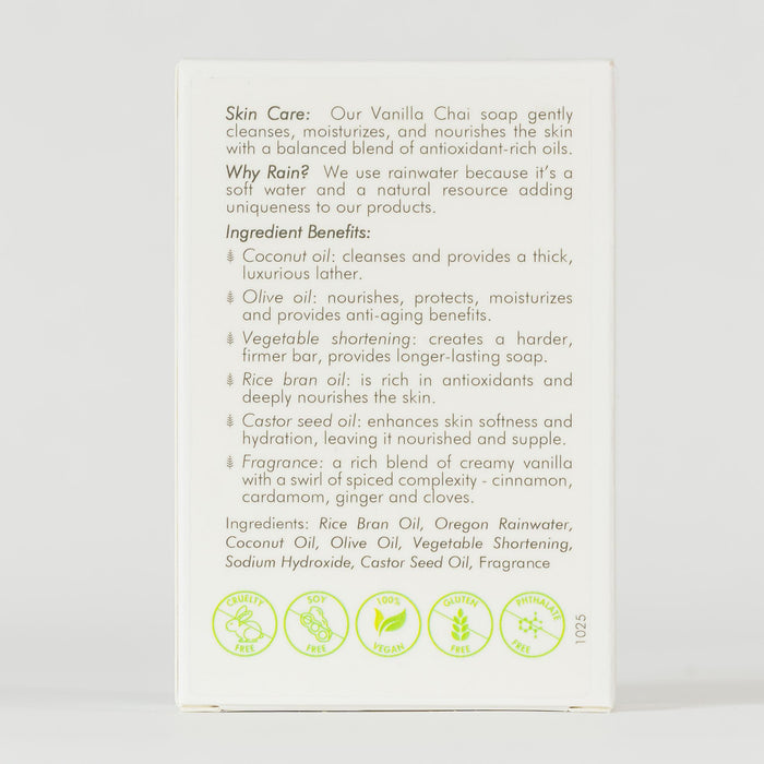 Oregon Rain Vanilla Chai Soap