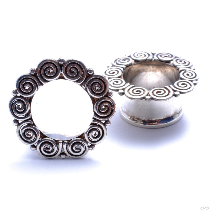 Ornate Eyelets in Silver in ½” from Tawapa
