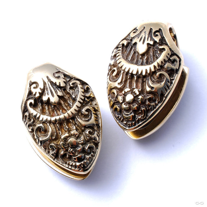 Ornate Spade Weights from Diablo Organics in Brass
