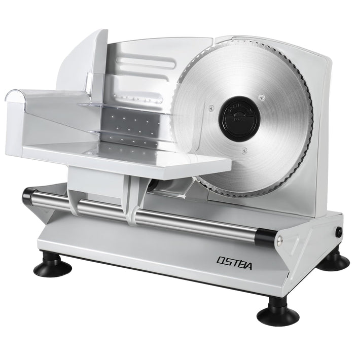 OSTBA Electric Meat Slicer with 6.7” Stainless Steel Blades, 150W