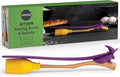 OTOTO Spatula and Pastry Brush - Silicone Heat Resistant and Basting Brush, Cooking and Baking Spatula, Spooky Witchy Gifts, Gothic Kitchen Halloween Gifts, Unique Kitchen Gadgets (Witchin)