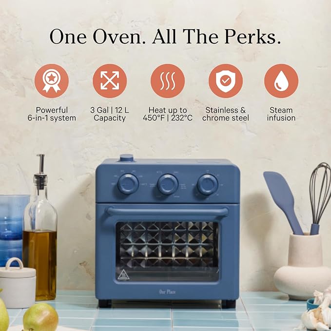 Our Place Wonder Oven, 6-in-1 Air Fryer & Toaster Oven, 2-Rack, 13 Qt