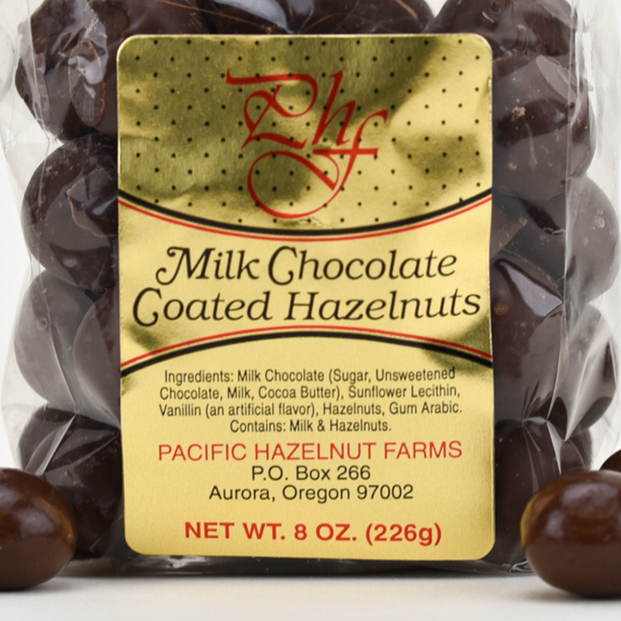 Pacific Hazelnut Farms Milk Chocolate Hazelnuts, 7oz.
