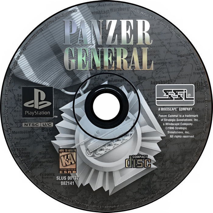 Panzer General Playstation - Video Game - Used - CaveGamers - Image 3