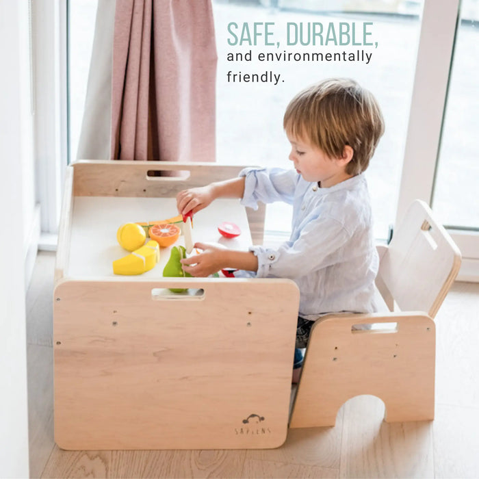 PAPAYA SET - Weaning Table and Chair Adjustable Height Sapiens Child