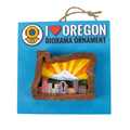 PDX Oregon Skyline Wood Ornament