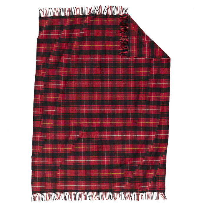 Pendleton 5th Ave Maciver Tartan Merino Wool Blanket, Throw